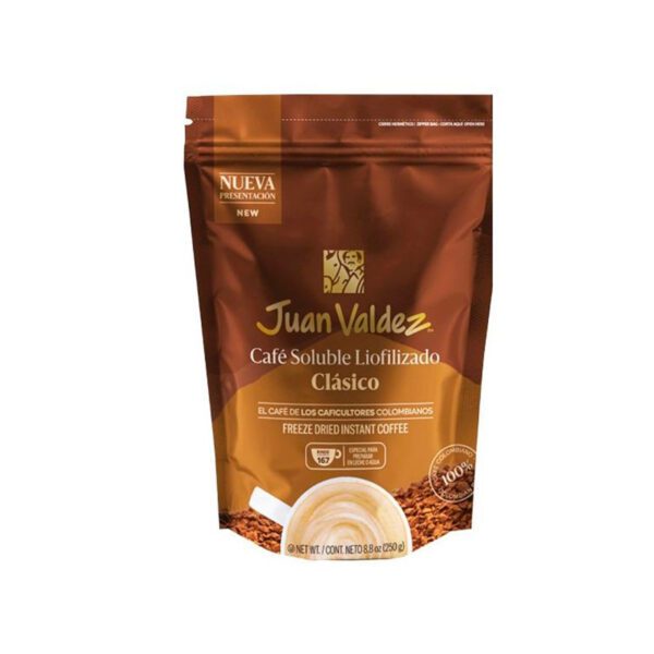 Café Liofilizado Juan Valdez 250gr Doypack