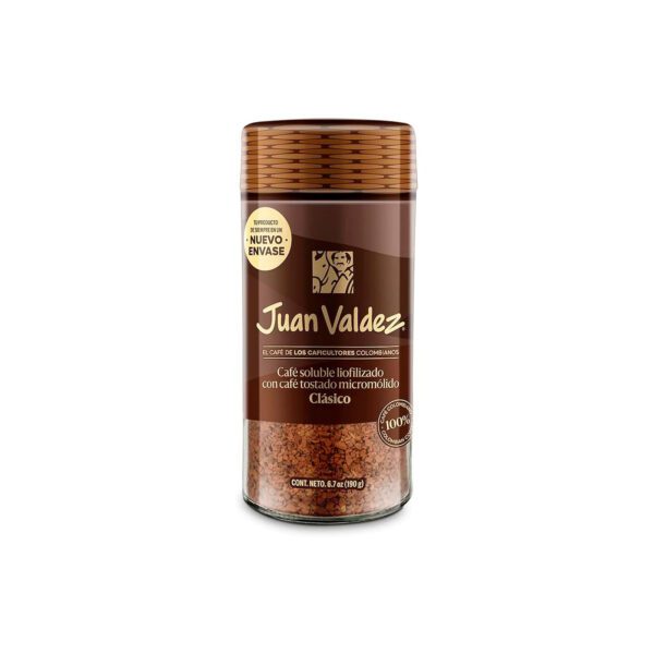 Café Liofilizado Juan Valdez 95gr Clásico