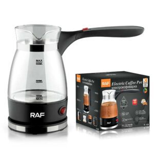 Cafetera Turca Vidrio Tetera Hervidor Leche Eléctrico 500ml RAF